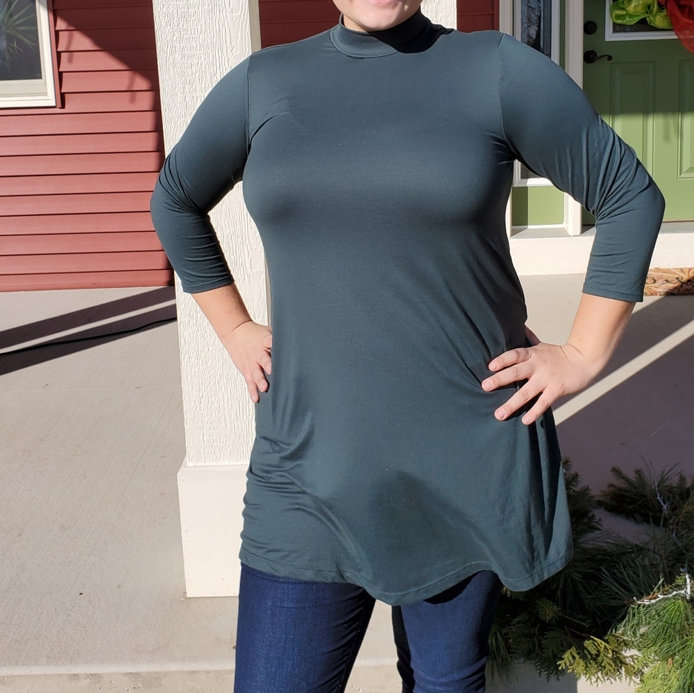 Turtle neck dress